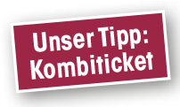 Ludwigsbahn - Eintrittskarte Befreiungshalle Kombi Ticket
